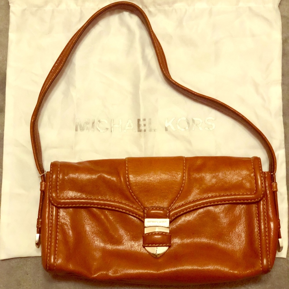 Micheal Kors Leather Tan Shoulder Bag Purse